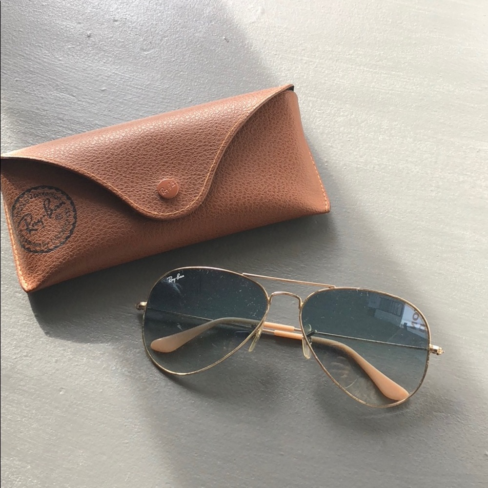 Ray Ban Blue Tint Aviators